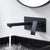 Modern Tub Faucet One Handle Copper Wall Mounted Bath Faucet Trim Black Clearhalo 'Bathroom Remodel & Bathroom Fixtures' 'Bathtub Faucets' 'bathtub_faucets' 'Home Improvement' 'home_improvement' 'home_improvement_bathtub_faucets' 7111642