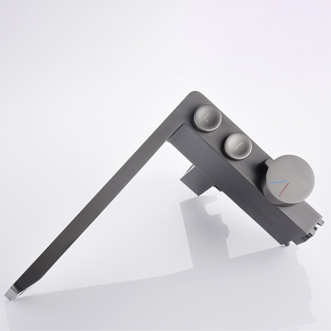 Modern Freestanding Faucet Copper with Risers and Handheld Shower Tub Faucet Clearhalo 'Bathroom Remodel & Bathroom Fixtures' 'Bathtub Faucets' 'bathtub_faucets' 'Home Improvement' 'home_improvement' 'home_improvement_bathtub_faucets' 7111804