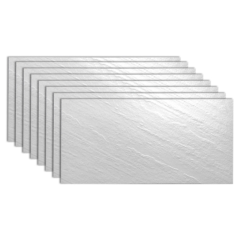 Porcelain Floor and Wall Tile Vintage Glazed Floor and Wall Tiles Matte White Clearhalo 'Floor Tiles & Wall Tiles' 'floor_tiles_wall_tiles' 'Flooring 'Home Improvement' 'home_improvement' 'home_improvement_floor_tiles_wall_tiles' Walls and Ceiling' 7112178