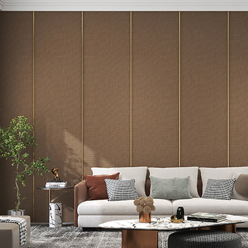 3D Embossed Backsplash Panels Peel and Stick Solid Color Wall Paneling Brown Clearhalo 'Flooring 'Home Improvement' 'home_improvement' 'home_improvement_wall_paneling' 'Wall Paneling' 'wall_paneling' 'Walls & Ceilings' Walls and Ceiling' 7112225