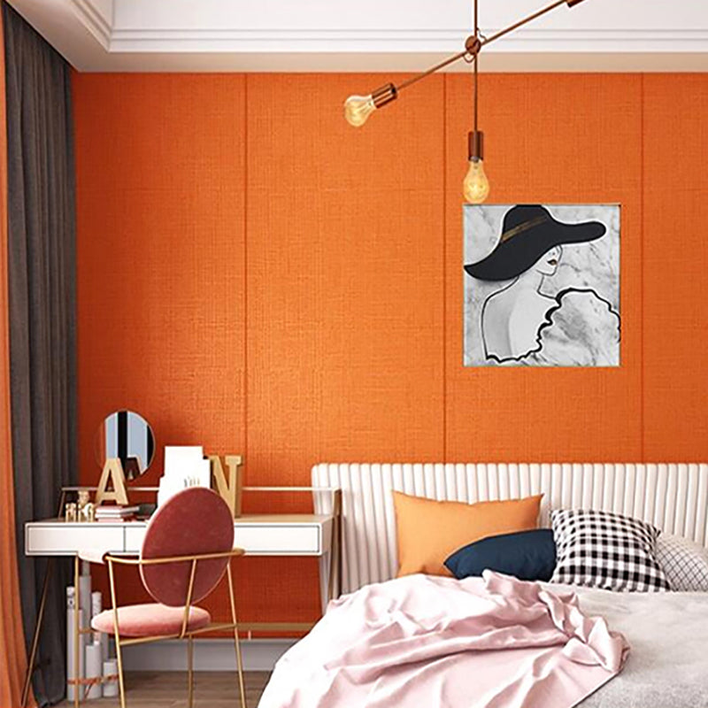 Modern Peel and Stick Paneling Waterproof Wall Ceiling for Living Room Orange Clearhalo 'Flooring 'Home Improvement' 'home_improvement' 'home_improvement_wall_paneling' 'Wall Paneling' 'wall_paneling' 'Walls & Ceilings' Walls and Ceiling' 7112474