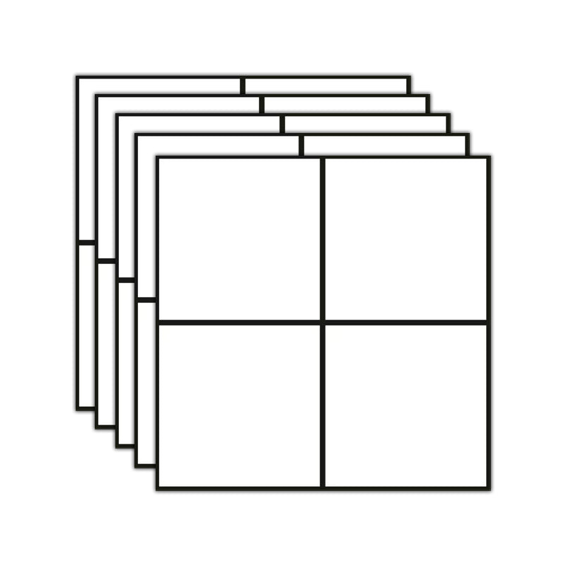 Waterproof Peel & Stick Mosaic Tile PVC Mosaic Tile Wallpaper White Clearhalo 'Flooring 'Home Improvement' 'home_improvement' 'home_improvement_peel_stick_blacksplash' 'Peel & Stick Backsplash Tile' 'peel_stick_blacksplash' 'Walls & Ceilings' Walls and Ceiling' 7112527