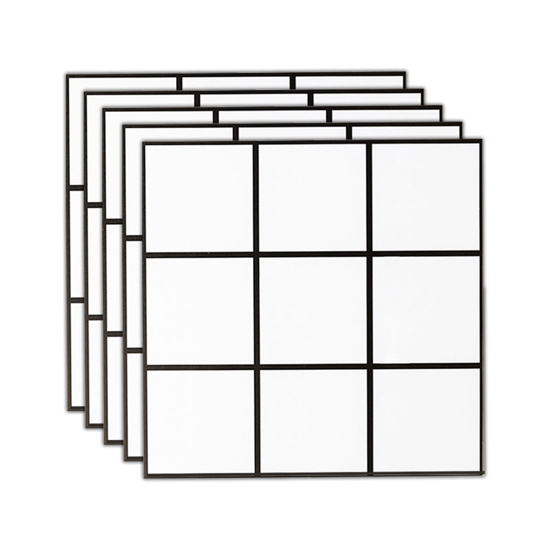 Waterproof Peel & Stick Mosaic Tile PVC Mosaic Tile Wallpaper Ivory Clearhalo 'Flooring 'Home Improvement' 'home_improvement' 'home_improvement_peel_stick_blacksplash' 'Peel & Stick Backsplash Tile' 'peel_stick_blacksplash' 'Walls & Ceilings' Walls and Ceiling' 7112529