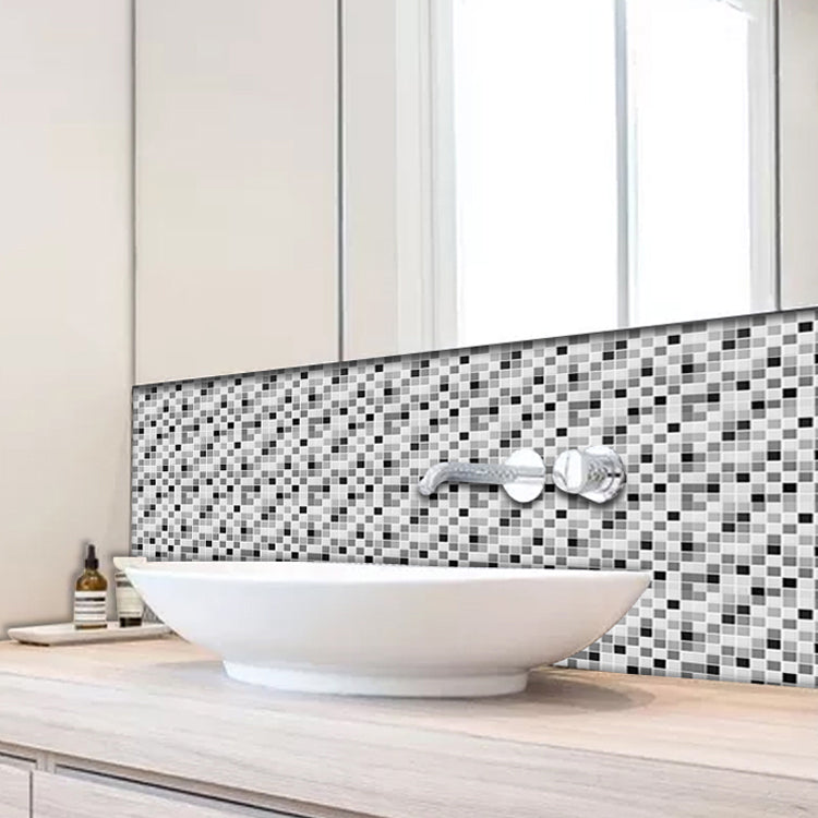PVC Peel & Stick Mosaic Tile Square Shape Mosaic Tile Wallpaper Clearhalo 'Flooring 'Home Improvement' 'home_improvement' 'home_improvement_peel_stick_blacksplash' 'Peel & Stick Backsplash Tile' 'peel_stick_blacksplash' 'Walls & Ceilings' Walls and Ceiling' 7112606
