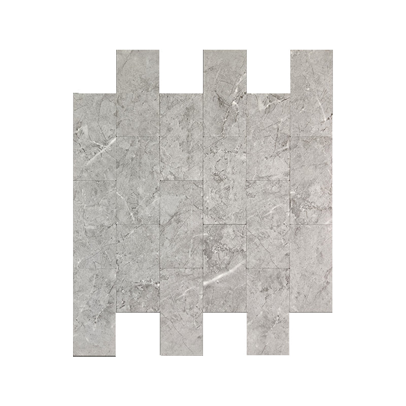 Subway Tile Wallpaper Waterproof Plastic Peel and Stick Wall Tile Grey Clearhalo 'Flooring 'Home Improvement' 'home_improvement' 'home_improvement_peel_stick_blacksplash' 'Peel & Stick Backsplash Tile' 'peel_stick_blacksplash' 'Walls & Ceilings' Walls and Ceiling' 7112618