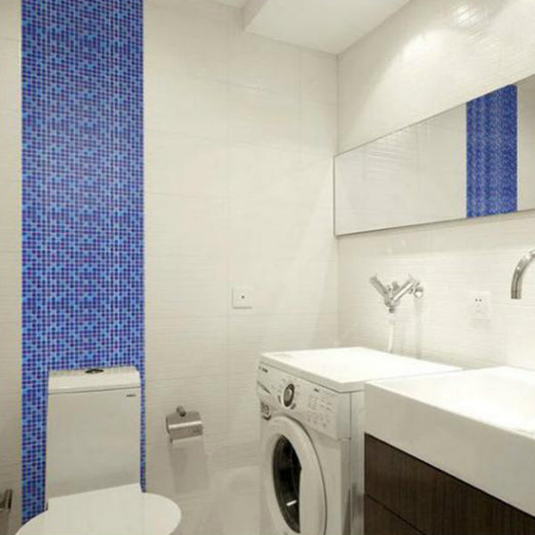 Mosaic Tile Wallpaper PVC Waterproof Peel and Stick Wall Tile with Square Shape Clearhalo 'Flooring 'Home Improvement' 'home_improvement' 'home_improvement_peel_stick_blacksplash' 'Peel & Stick Backsplash Tile' 'peel_stick_blacksplash' 'Walls & Ceilings' Walls and Ceiling' 7112632
