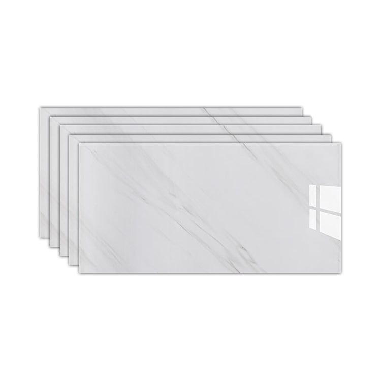 Single Tile Wallpaper PVC Stain Resistant Peel and Stick Backsplash Wall Tile White 1'4" x 2'7" Clearhalo 'Flooring 'Home Improvement' 'home_improvement' 'home_improvement_peel_stick_blacksplash' 'Peel & Stick Backsplash Tile' 'peel_stick_blacksplash' 'Walls & Ceilings' Walls and Ceiling' 7112708