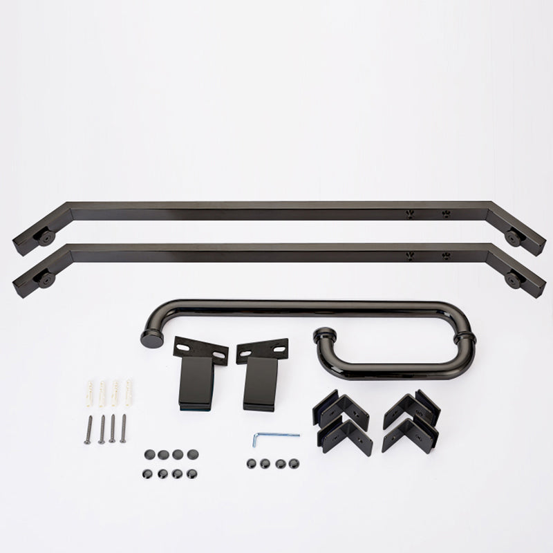 Semi-Frameless Shower Enclosure Neo-angle Tempered Glass Shower Enclosure Clearhalo 'Bathroom Remodel & Bathroom Fixtures' 'Home Improvement' 'home_improvement' 'home_improvement_shower_stalls_enclosures' 'Shower Stalls & Enclosures' 'shower_stalls_enclosures' 'Showers & Bathtubs' 7114948