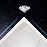 Kitchen Ceramic Sink Rectangular Anti-spill Pull-out Faucet Ceramic Sink Clearhalo 'Home Improvement' 'home_improvement' 'home_improvement_kitchen_sinks' 'Kitchen Remodel & Kitchen Fixtures' 'Kitchen Sinks & Faucet Components' 'Kitchen Sinks' 'kitchen_sinks' 7115313