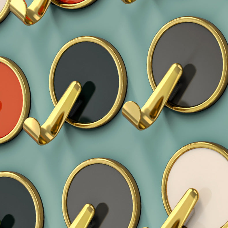 Contemporary 8-Piece Bathroom Set 2.91 Inches Tall Robe Hooks Clearhalo 'Bathroom Hardware Sets' 'Bathroom Hardware' 'Bathroom Remodel & Bathroom Fixtures' 'bathroom_hardware_sets' 'Home Improvement' 'home_improvement' 'home_improvement_bathroom_hardware_sets' 7115857