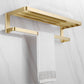 Brass Vintage Bathroom Set Brushed Brass Bathroom Accessory as Individual or as a Set Clearhalo 'Bathroom Hardware Sets' 'Bathroom Hardware' 'Bathroom Remodel & Bathroom Fixtures' 'bathroom_hardware_sets' 'Home Improvement' 'home_improvement' 'home_improvement_bathroom_hardware_sets' 7115861