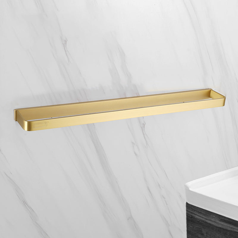 Brass Vintage Bathroom Set Brushed Brass Bathroom Accessory as Individual or as a Set Single Bar Towel Bar Clearhalo 'Bathroom Hardware Sets' 'Bathroom Hardware' 'Bathroom Remodel & Bathroom Fixtures' 'bathroom_hardware_sets' 'Home Improvement' 'home_improvement' 'home_improvement_bathroom_hardware_sets' 7115872