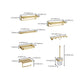 Brass Vintage Bathroom Set Brushed Brass Bathroom Accessory as Individual or as a Set Clearhalo 'Bathroom Hardware Sets' 'Bathroom Hardware' 'Bathroom Remodel & Bathroom Fixtures' 'bathroom_hardware_sets' 'Home Improvement' 'home_improvement' 'home_improvement_bathroom_hardware_sets' 7115885