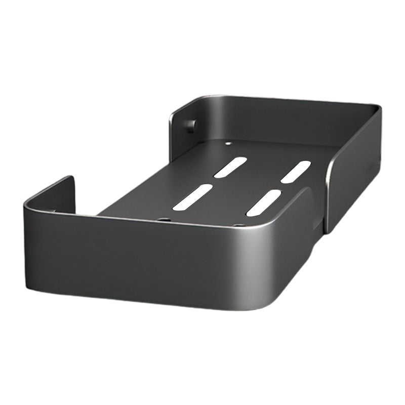 Modern Rectangular Bath Shelf 2/3-Piece Bathroom Accessory Set Clearhalo 'Bathroom Hardware Sets' 'Bathroom Hardware' 'Bathroom Remodel & Bathroom Fixtures' 'bathroom_hardware_sets' 'Home Improvement' 'home_improvement' 'home_improvement_bathroom_hardware_sets' 7115971