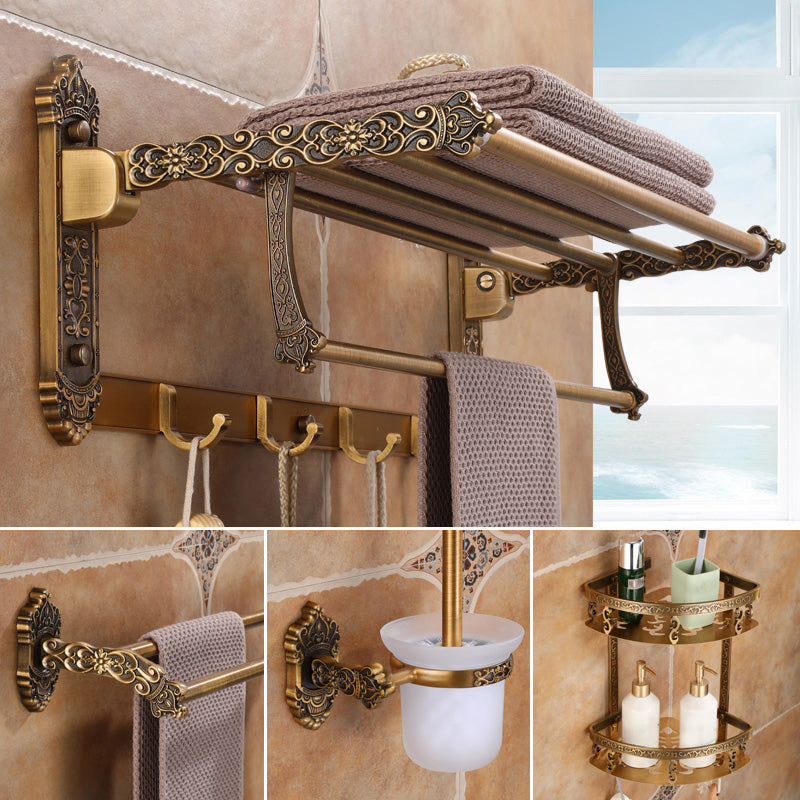Brass Accessories Hardware Set Traditional Bathroom Accessories Hardware Set Clearhalo 'Bathroom Hardware Sets' 'Bathroom Hardware' 'Bathroom Remodel & Bathroom Fixtures' 'bathroom_hardware_sets' 'Home Improvement' 'home_improvement' 'home_improvement_bathroom_hardware_sets' 7116165
