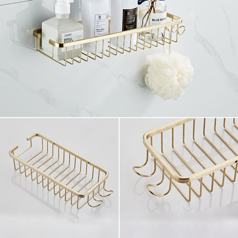 Traditional Brushed Brass Bathroom Accessory As Individual Or As a Set in Metal Clearhalo 'Bathroom Hardware Sets' 'Bathroom Hardware' 'Bathroom Remodel & Bathroom Fixtures' 'bathroom_hardware_sets' 'Home Improvement' 'home_improvement' 'home_improvement_bathroom_hardware_sets' 7116251