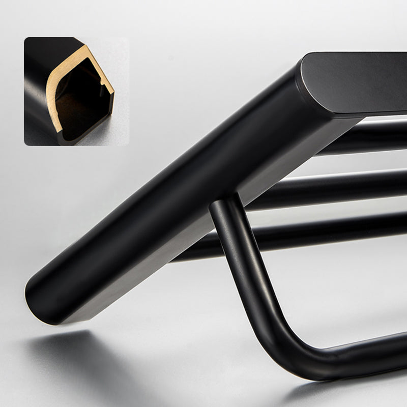 Modern Bathroom Accessories Hardware Set Black Bathroom Hardware Set Clearhalo 'Bathroom Hardware Sets' 'Bathroom Hardware' 'Bathroom Remodel & Bathroom Fixtures' 'bathroom_hardware_sets' 'Home Improvement' 'home_improvement' 'home_improvement_bathroom_hardware_sets' 7116456