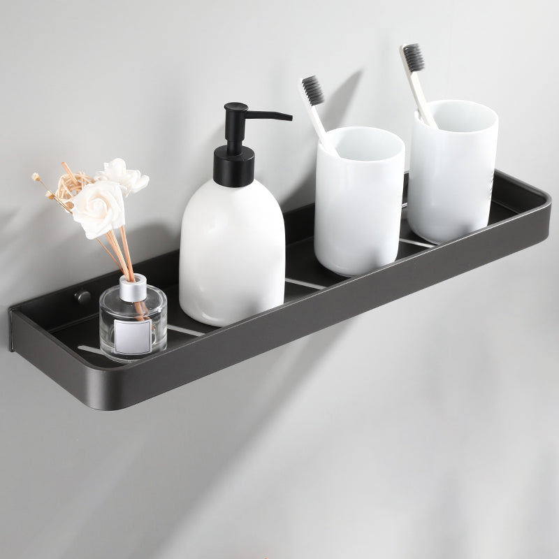 Modern Bathroom Accessories Hardware Set Grey Bathroom Hardware Set Shelf Clearhalo 'Bathroom Hardware Sets' 'Bathroom Hardware' 'Bathroom Remodel & Bathroom Fixtures' 'bathroom_hardware_sets' 'Home Improvement' 'home_improvement' 'home_improvement_bathroom_hardware_sets' 7116468