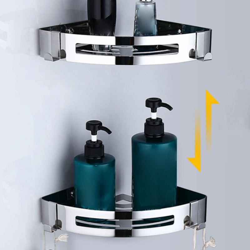Silver Contemporary Bathroom Accessory As Individual Or As a Set Clearhalo 'Bathroom Hardware Sets' 'Bathroom Hardware' 'Bathroom Remodel & Bathroom Fixtures' 'bathroom_hardware_sets' 'Home Improvement' 'home_improvement' 'home_improvement_bathroom_hardware_sets' 7116541