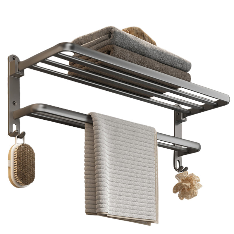 Modern Bathroom Accessories Hardware Set Grey Bathroom Hardware Clearhalo 'Bathroom Hardware Sets' 'Bathroom Hardware' 'Bathroom Remodel & Bathroom Fixtures' 'bathroom_hardware_sets' 'Home Improvement' 'home_improvement' 'home_improvement_bathroom_hardware_sets' 7116765