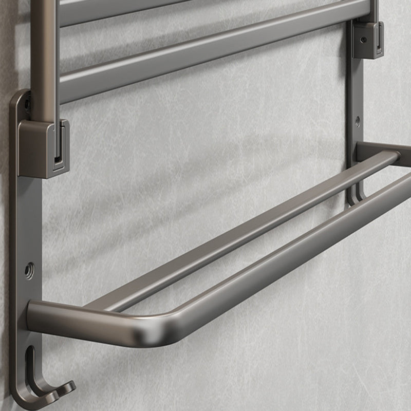 Modern Bathroom Accessories Hardware Set Grey Bathroom Hardware Clearhalo 'Bathroom Hardware Sets' 'Bathroom Hardware' 'Bathroom Remodel & Bathroom Fixtures' 'bathroom_hardware_sets' 'Home Improvement' 'home_improvement' 'home_improvement_bathroom_hardware_sets' 7116768