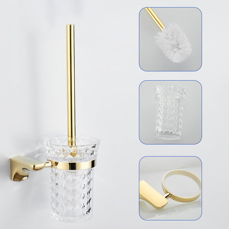 Modern Bathroom Accessories Hardware Set Gold Bathroom Hardware Clearhalo 'Bathroom Hardware Sets' 'Bathroom Hardware' 'Bathroom Remodel & Bathroom Fixtures' 'bathroom_hardware_sets' 'Home Improvement' 'home_improvement' 'home_improvement_bathroom_hardware_sets' 7116783