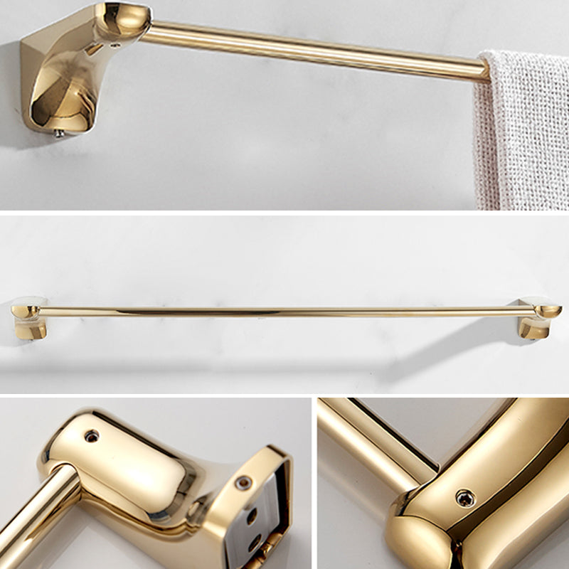 Modern Bathroom Accessories Hardware Set Gold Bathroom Hardware Clearhalo 'Bathroom Hardware Sets' 'Bathroom Hardware' 'Bathroom Remodel & Bathroom Fixtures' 'bathroom_hardware_sets' 'Home Improvement' 'home_improvement' 'home_improvement_bathroom_hardware_sets' 7116793