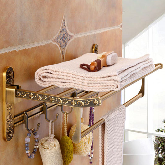 Traditional Vintage Brass Bathroom Accessory As Individual Or As a Set Clearhalo 'Bathroom Hardware Sets' 'Bathroom Hardware' 'Bathroom Remodel & Bathroom Fixtures' 'bathroom_hardware_sets' 'Home Improvement' 'home_improvement' 'home_improvement_bathroom_hardware_sets' 7116889