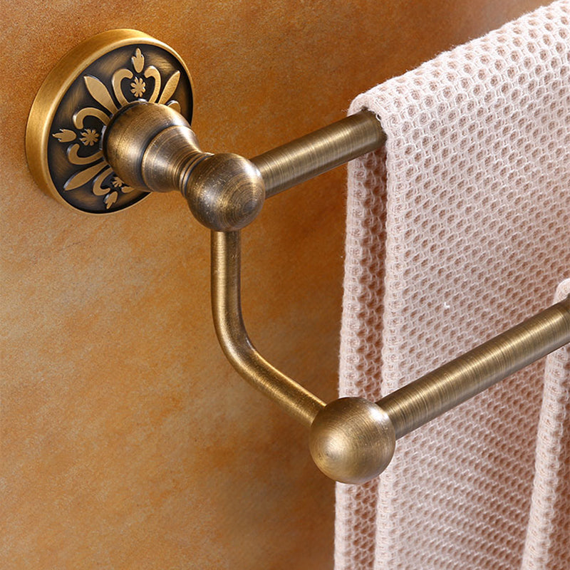 Traditional Vintage Brass Bathroom Accessory As Individual Or As a Set Clearhalo 'Bathroom Hardware Sets' 'Bathroom Hardware' 'Bathroom Remodel & Bathroom Fixtures' 'bathroom_hardware_sets' 'Home Improvement' 'home_improvement' 'home_improvement_bathroom_hardware_sets' 7116895