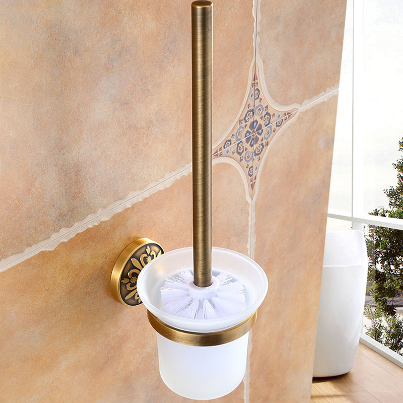 Traditional Vintage Brass Bathroom Accessory As Individual Or As a Set Brass Toilet Brush Clearhalo 'Bathroom Hardware Sets' 'Bathroom Hardware' 'Bathroom Remodel & Bathroom Fixtures' 'bathroom_hardware_sets' 'Home Improvement' 'home_improvement' 'home_improvement_bathroom_hardware_sets' 7116899
