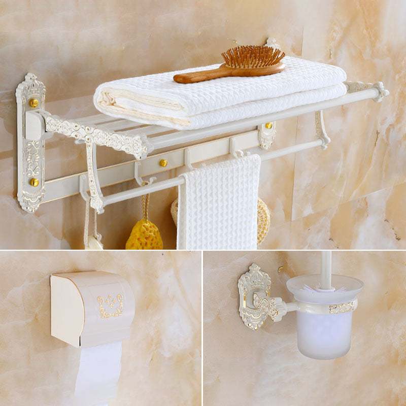 Traditional Metal Bathroom Accessories Hardware Set with Paper Holder Not Available 3-Piece Set (Toilet Paper Holder) Clearhalo 'Bathroom Hardware Sets' 'Bathroom Hardware' 'Bathroom Remodel & Bathroom Fixtures' 'bathroom_hardware_sets' 'Home Improvement' 'home_improvement' 'home_improvement_bathroom_hardware_sets' 7116969