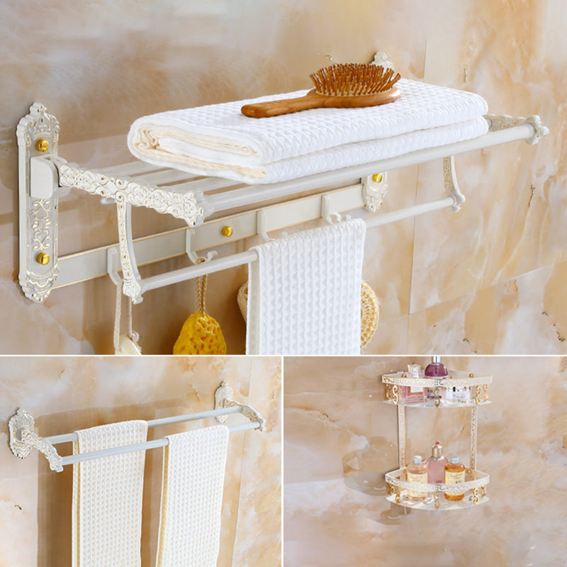 Traditional Metal Bathroom Accessories Hardware Set with Paper Holder Not Available 3-Piece Set (Triangle Bath Shelf) Clearhalo 'Bathroom Hardware Sets' 'Bathroom Hardware' 'Bathroom Remodel & Bathroom Fixtures' 'bathroom_hardware_sets' 'Home Improvement' 'home_improvement' 'home_improvement_bathroom_hardware_sets' 7116971