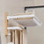 White Metal and Solid Wood Bathroom Accessories Hardware Set Off-White Towel Rack (24"L) Clearhalo 'Bathroom Hardware Sets' 'Bathroom Hardware' 'Bathroom Remodel & Bathroom Fixtures' 'bathroom_hardware_sets' 'Home Improvement' 'home_improvement' 'home_improvement_bathroom_hardware_sets' 7117075