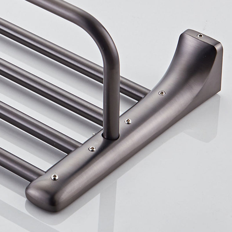 Gray Traditional Bathroom Hardware Set Stainless Steel Bathroom Accessory Kit Clearhalo 'Bathroom Hardware Sets' 'Bathroom Hardware' 'Bathroom Remodel & Bathroom Fixtures' 'bathroom_hardware_sets' 'Home Improvement' 'home_improvement' 'home_improvement_bathroom_hardware_sets' 7117092