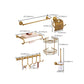 4-Piece Traditional Bathroom Accessory Set Gold Brass Bathroom Accessories Hardware Set Clearhalo 'Bathroom Hardware Sets' 'Bathroom Hardware' 'Bathroom Remodel & Bathroom Fixtures' 'bathroom_hardware_sets' 'Home Improvement' 'home_improvement' 'home_improvement_bathroom_hardware_sets' 7117125