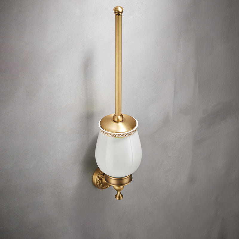 Traditional Brushed Brass Bathroom Accessory As Individual Or As a Set Unavailiable Toilet Brush Clearhalo 'Bathroom Hardware Sets' 'Bathroom Hardware' 'Bathroom Remodel & Bathroom Fixtures' 'bathroom_hardware_sets' 'Home Improvement' 'home_improvement' 'home_improvement_bathroom_hardware_sets' 7117143