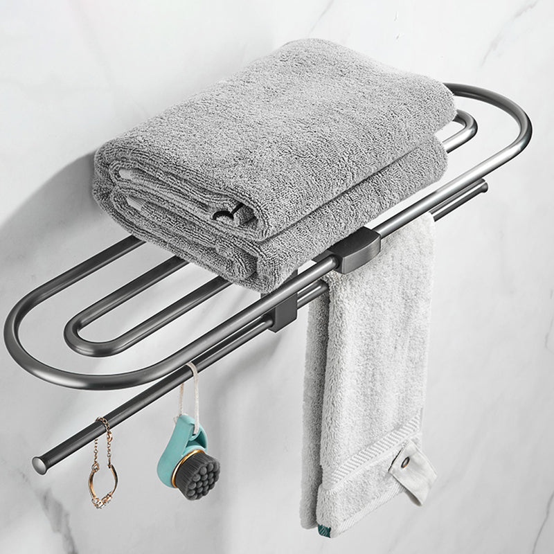 Modern Silver Bathroom Accessory As Individual Or As a Set with Towel Bar Clearhalo 'Bathroom Hardware Sets' 'Bathroom Hardware' 'Bathroom Remodel & Bathroom Fixtures' 'bathroom_hardware_sets' 'Home Improvement' 'home_improvement' 'home_improvement_bathroom_hardware_sets' 7117188