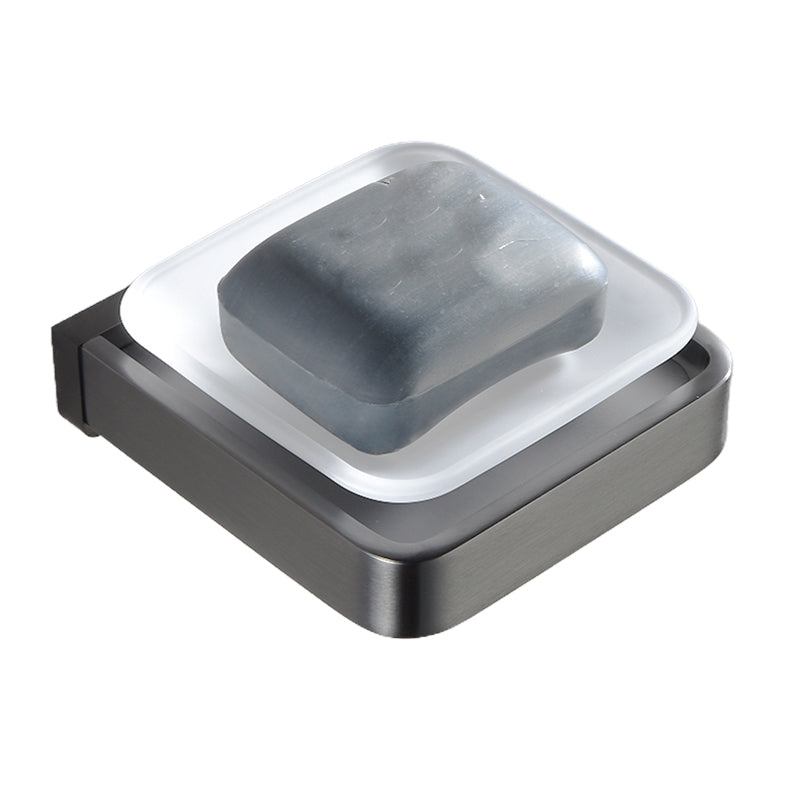 Grey Metal Modern Bathroom Accessory As Individual Or As a Set Clearhalo 'Bathroom Hardware Sets' 'Bathroom Hardware' 'Bathroom Remodel & Bathroom Fixtures' 'bathroom_hardware_sets' 'Home Improvement' 'home_improvement' 'home_improvement_bathroom_hardware_sets' 7117231