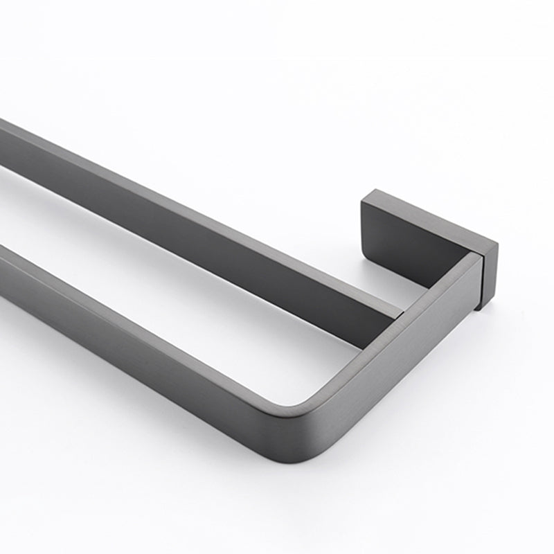 Grey Metal Modern Bathroom Accessory As Individual Or As a Set Clearhalo 'Bathroom Hardware Sets' 'Bathroom Hardware' 'Bathroom Remodel & Bathroom Fixtures' 'bathroom_hardware_sets' 'Home Improvement' 'home_improvement' 'home_improvement_bathroom_hardware_sets' 7117233