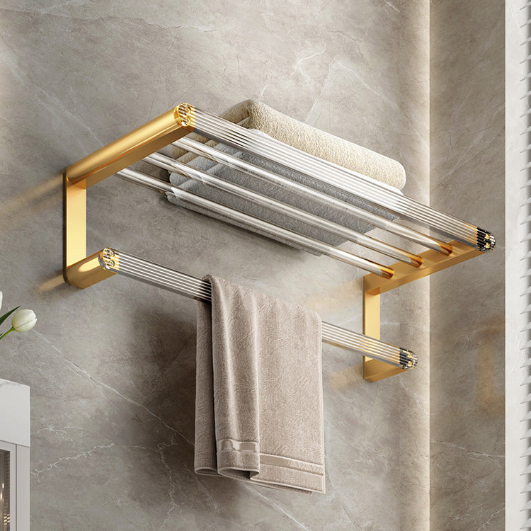 Contemporary Plastic Bathroom Accessory As Individual Or As a Set Towel Rack Clearhalo 'Bathroom Hardware Sets' 'Bathroom Hardware' 'Bathroom Remodel & Bathroom Fixtures' 'bathroom_hardware_sets' 'Home Improvement' 'home_improvement' 'home_improvement_bathroom_hardware_sets' 7117295