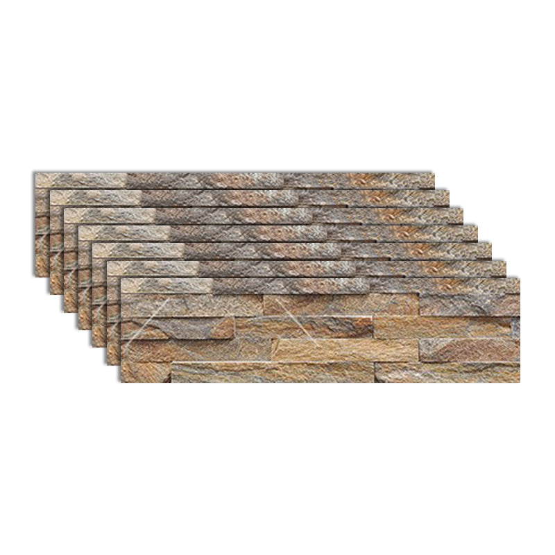 Fire Resistant Engineered Stone Tile Rectangle Stacked Stone Wall Tile Light Brown Clearhalo 'Floor Tiles & Wall Tiles' 'floor_tiles_wall_tiles' 'Flooring 'Home Improvement' 'home_improvement' 'home_improvement_floor_tiles_wall_tiles' Walls and Ceiling' 7119348
