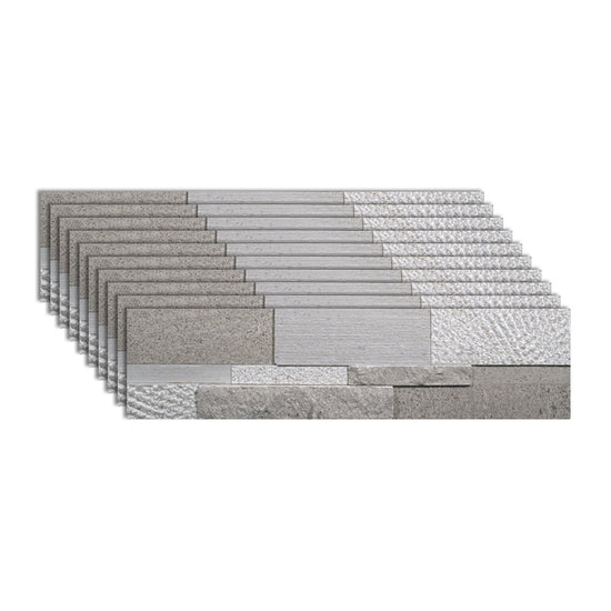Rectangle Engineered Stone Tile Fire Resistant Stacked Stone Wall Tile ...