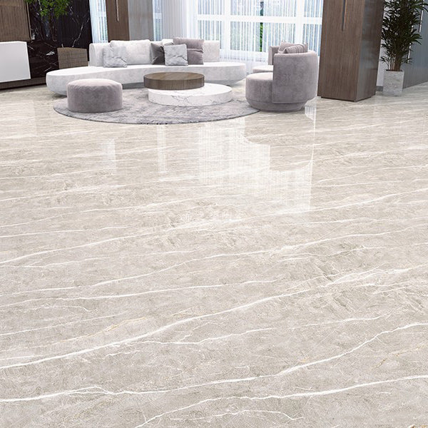 Marbling Floor Tile Straight Edge Polished Rectangle Singular Tile White-Gray 60 Pieces Clearhalo 'Floor Tiles & Wall Tiles' 'floor_tiles_wall_tiles' 'Flooring 'Home Improvement' 'home_improvement' 'home_improvement_floor_tiles_wall_tiles' Walls and Ceiling' 7119406
