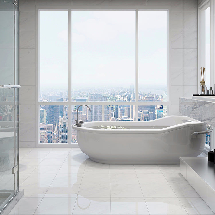 Rectangle Floor Tile Straight Edge Polished Marbling Singular Tile Clearhalo 'Floor Tiles & Wall Tiles' 'floor_tiles_wall_tiles' 'Flooring 'Home Improvement' 'home_improvement' 'home_improvement_floor_tiles_wall_tiles' Walls and Ceiling' 7119470