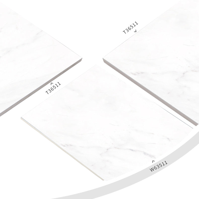 Rectangle Floor Tile Straight Edge Polished Marbling Singular Tile Clearhalo 'Floor Tiles & Wall Tiles' 'floor_tiles_wall_tiles' 'Flooring 'Home Improvement' 'home_improvement' 'home_improvement_floor_tiles_wall_tiles' Walls and Ceiling' 7119474