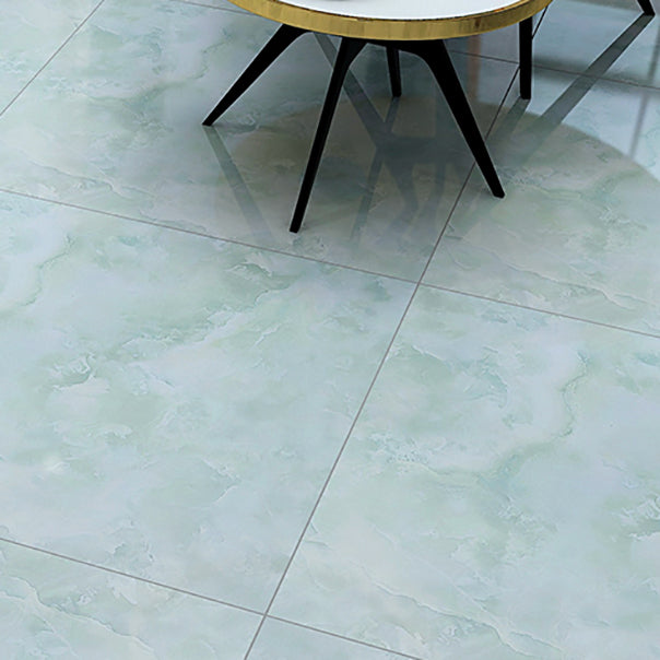 Square Floor Tile Straight Edge Polished Marbling Singular Tile Clearhalo 'Floor Tiles & Wall Tiles' 'floor_tiles_wall_tiles' 'Flooring 'Home Improvement' 'home_improvement' 'home_improvement_floor_tiles_wall_tiles' Walls and Ceiling' 7119488