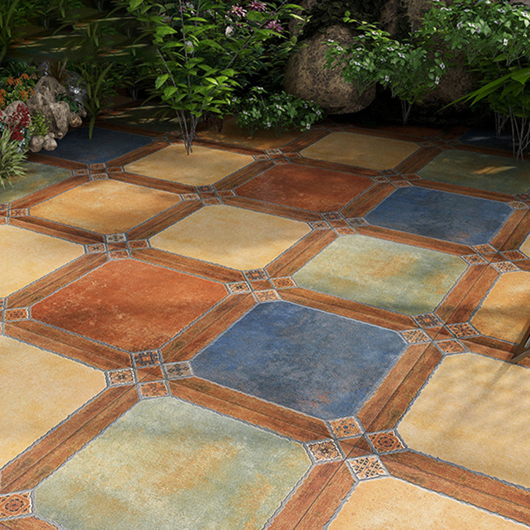 Square Mixed Material Singular Tile 24" x 24" for Outdoor Floor Clearhalo 'Floor Tiles & Wall Tiles' 'floor_tiles_wall_tiles' 'Flooring 'Home Improvement' 'home_improvement' 'home_improvement_floor_tiles_wall_tiles' Walls and Ceiling' 7119514