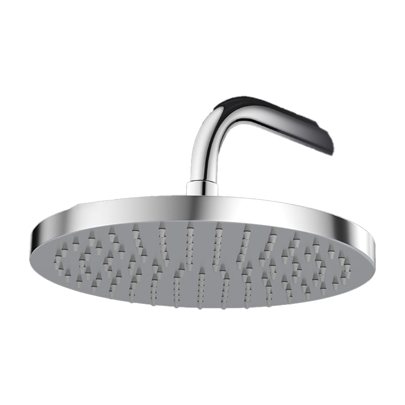 Metal Shower Combo Contemporary Fixed Shower Head with Round and Rectangular Shape Clearhalo 'Bathroom Remodel & Bathroom Fixtures' 'Home Improvement' 'home_improvement' 'home_improvement_shower_heads' 'Shower Heads' 'shower_heads' 'Showers & Bathtubs Plumbing' 'Showers & Bathtubs' 7119666