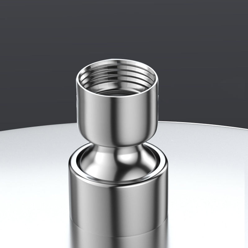 Metal Shower Combo Contemporary Fixed Shower Head with Round and Rectangular Shape Clearhalo 'Bathroom Remodel & Bathroom Fixtures' 'Home Improvement' 'home_improvement' 'home_improvement_shower_heads' 'Shower Heads' 'shower_heads' 'Showers & Bathtubs Plumbing' 'Showers & Bathtubs' 7119675