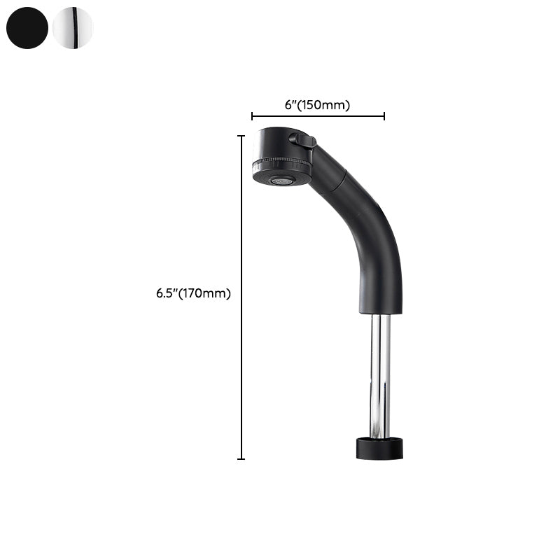 Deck Mounted Metal Tub Filler Double Handles Tub Faucet Trim with Hose Clearhalo 'Bathroom Remodel & Bathroom Fixtures' 'Bathroom Sink Faucets' 'Bathroom Sinks & Faucet Components' 'bathroom_sink_faucets' 'Home Improvement' 'home_improvement' 'home_improvement_bathroom_sink_faucets' 7119872